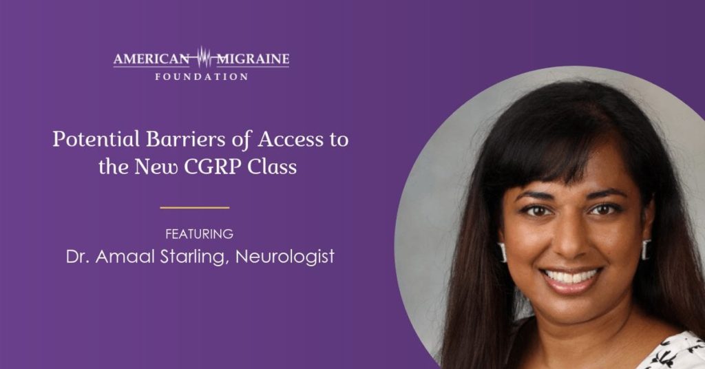 potential barriers of access to the new CGRP class
