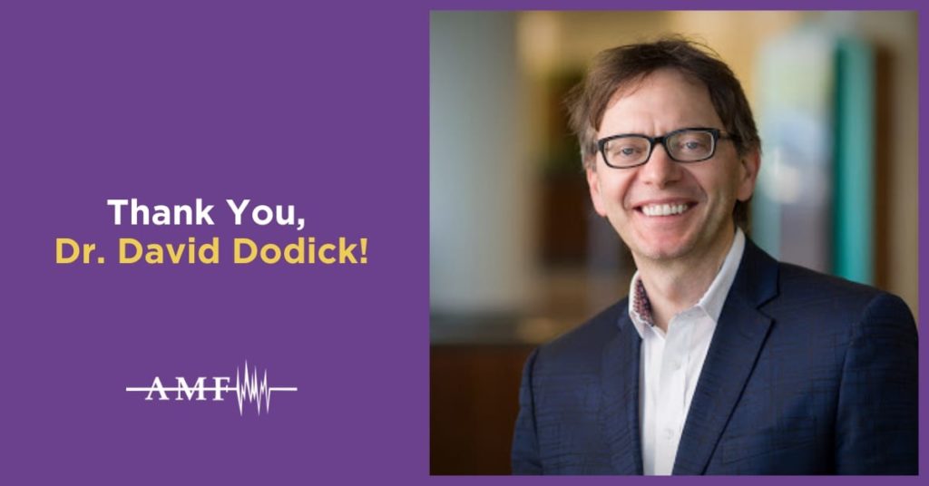 Thank you, Dr. David Dodick