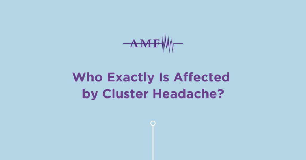 Who is affected by cluster headache?
